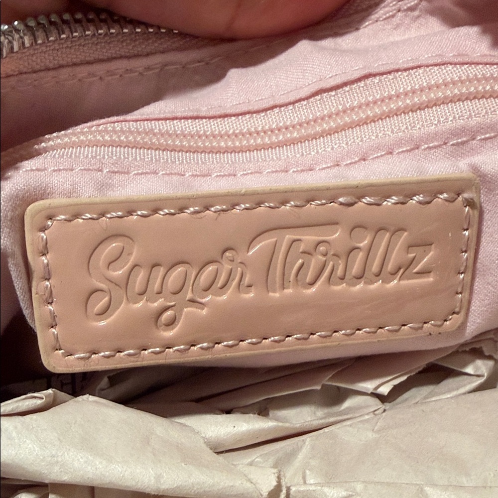 Sugar Thrillz Pink Heart Bow Shoulder Bag - Picture 4 of 4